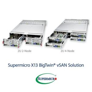 Supermicro 推出領先業界的 vSAN HCI 解決方案，提供高達 4.7 倍效能，成本降低 3 倍*