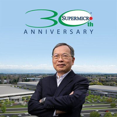 Supermicro 慶祝發展、創新、人工智能及綠色運算 30 週年