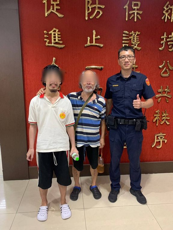 男子半年走失2次，中市守望警好眼力助返家