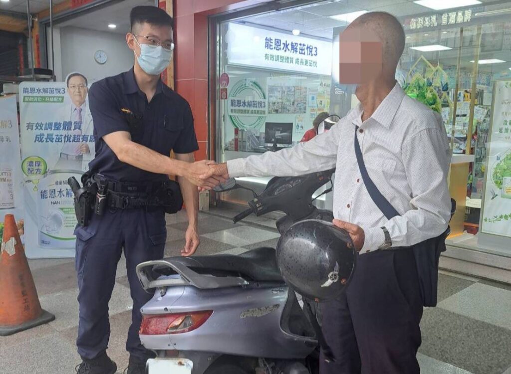 員警積極替七旬老翁找回愛車　老翁直呼太有效率了