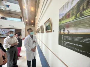 陽明交大醫院粉彩畫展  療癒患者緊張心靈