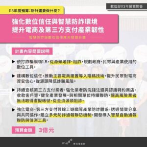 數位部積極阻詐與堵詐 明年持續助電商、第三方支付與遊戲業者提升防詐能力