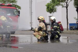 前鎮科技產業園區複合型災害應變演練今登場  動員10單位場面逼真