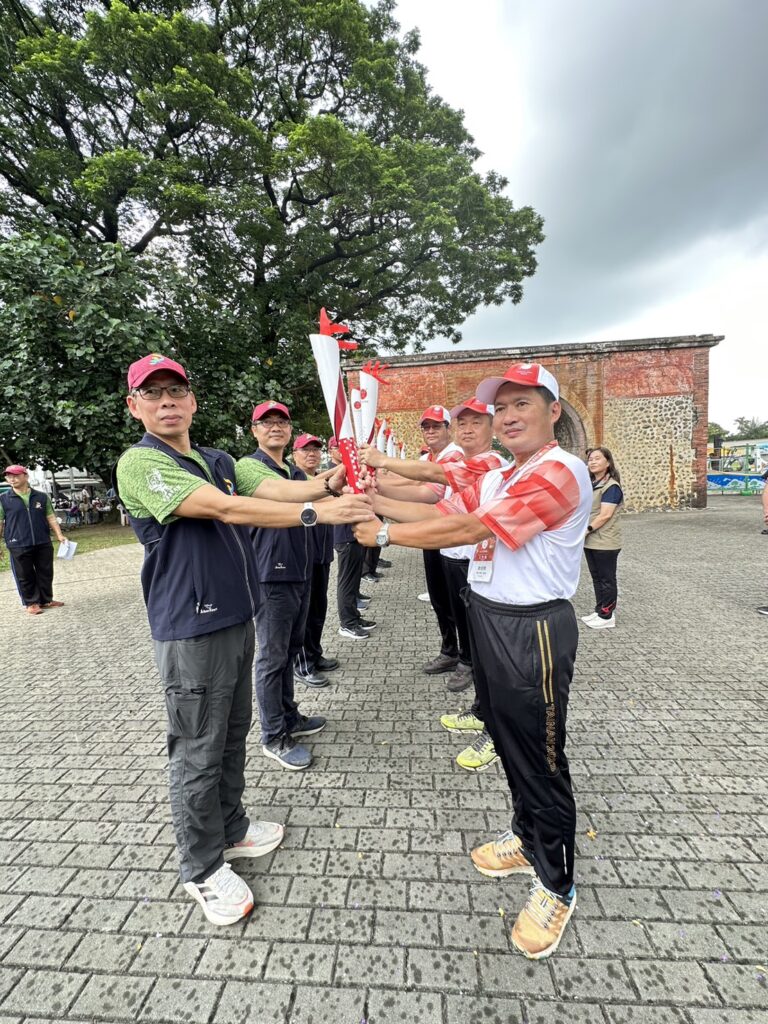 112年全國運動會　大會聖火抵達屏東阿猴城門