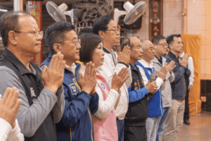 五教合一祈福盛宴     張善政蒞臨龍潭     為桃園及國家祈福