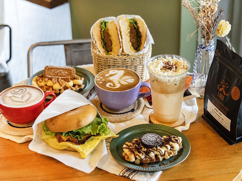 苗栗咖啡廳推薦│質感氛圍暖心如「窩」 咖啡甜點精緻呈現！