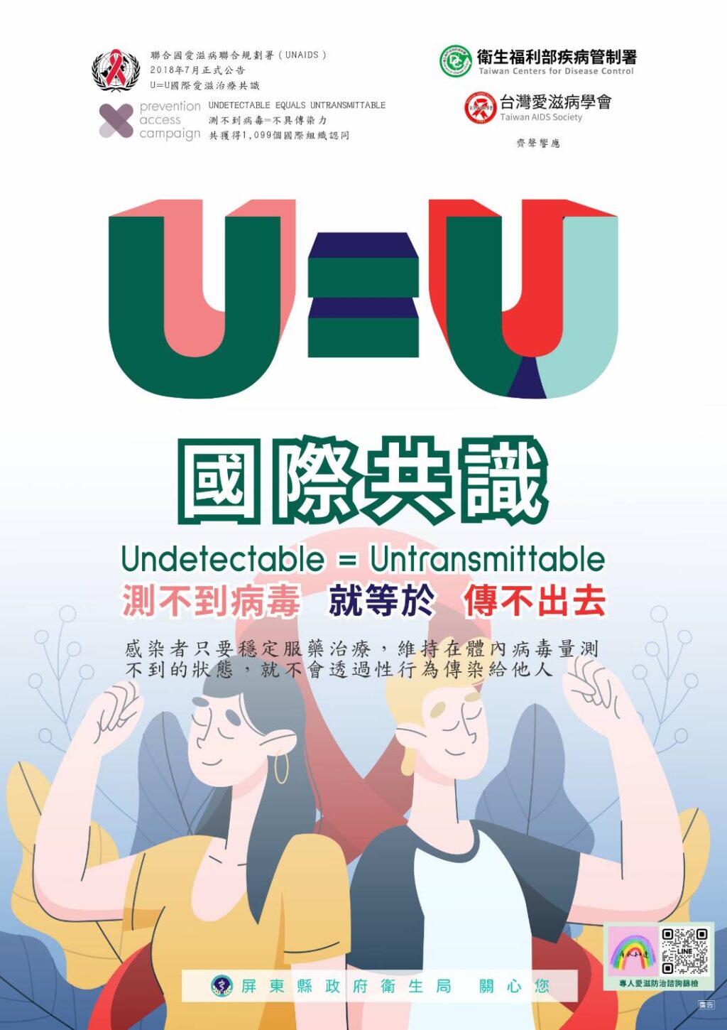 世界愛滋病日宣導    屏東共創U愛友善環境