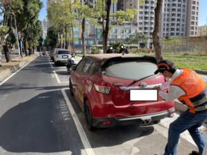 註銷號牌違規霸王車輛勿僥倖~高市監、警、停管中心聯合高效取締!                        