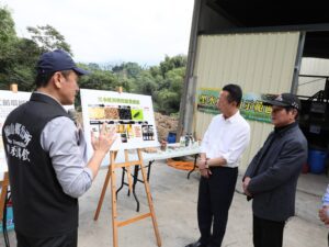 梅山鄉設黑水虻養殖示範區　有效去化廚餘改善衛生