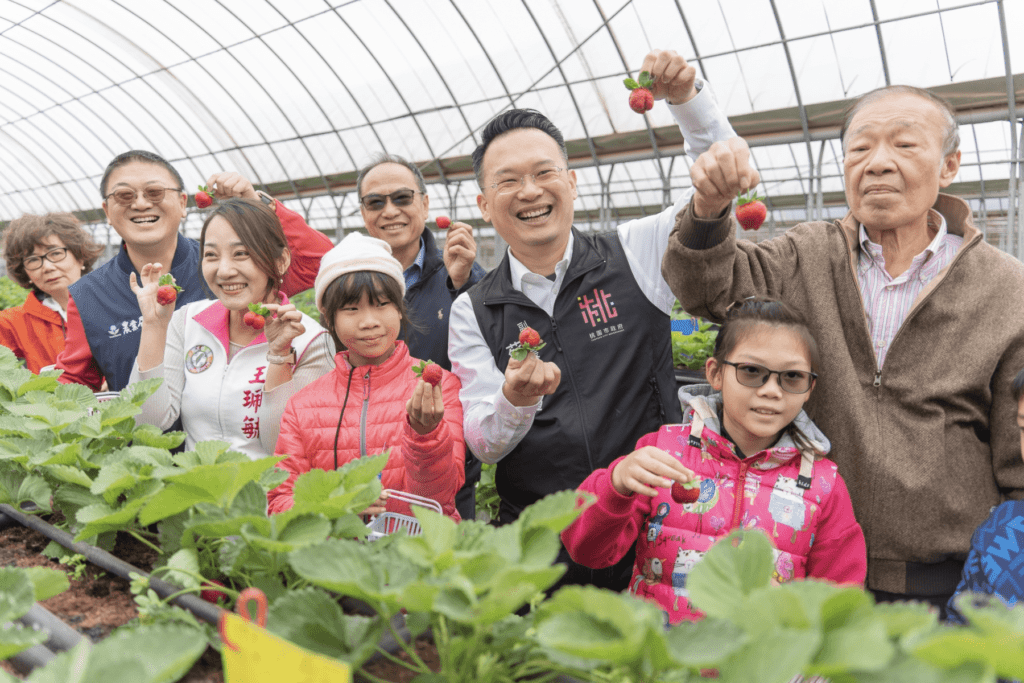 桃園副市長蘇俊賓挺草莓產業      高價值打造特色