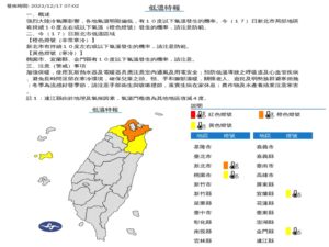 更強大陸冷氣團來襲　2500米高山有機會降雪