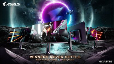 技嘉發表全新 OLED 戰術型電競螢幕陣容 全球首款 DP2.1 UHBR20 螢幕於 CES 亮相