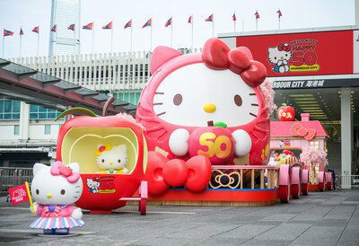 全球慶祝Hello Kitty 50周年，在香港擔任海港城「國際親善大使」