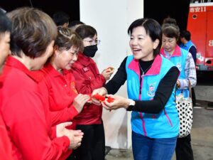 吉安鄉團隊展開春安作業 游淑貞慰勞協勤民力