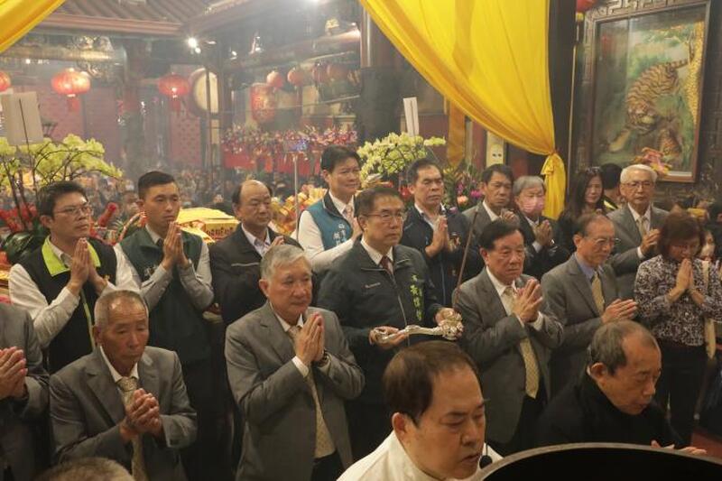 初九天公生 黃偉哲向玉皇大帝祝壽祈求國泰民安市運昌隆