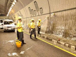 隧道及車行地下道牆面清洗　北市進行車道封閉管制