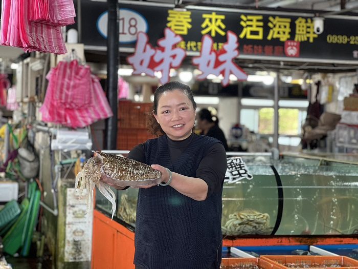 老梅綠石槽充滿綠意 春之美味漫遊　富基漁港嚐花枝