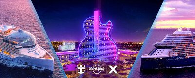 Hard Rock International、Royal Caribbean International 及 Celebrity Cruises 宣佈全球合作夥伴關係，將旅遊優惠延伸至陸地與海上