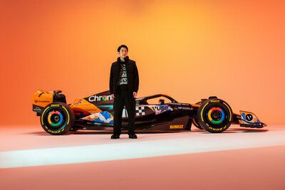 VUSE 與 McLAREN FORMULA 1 車隊攜手日本藝術家，發佈從傳統文字汲取靈感的賽車塗裝