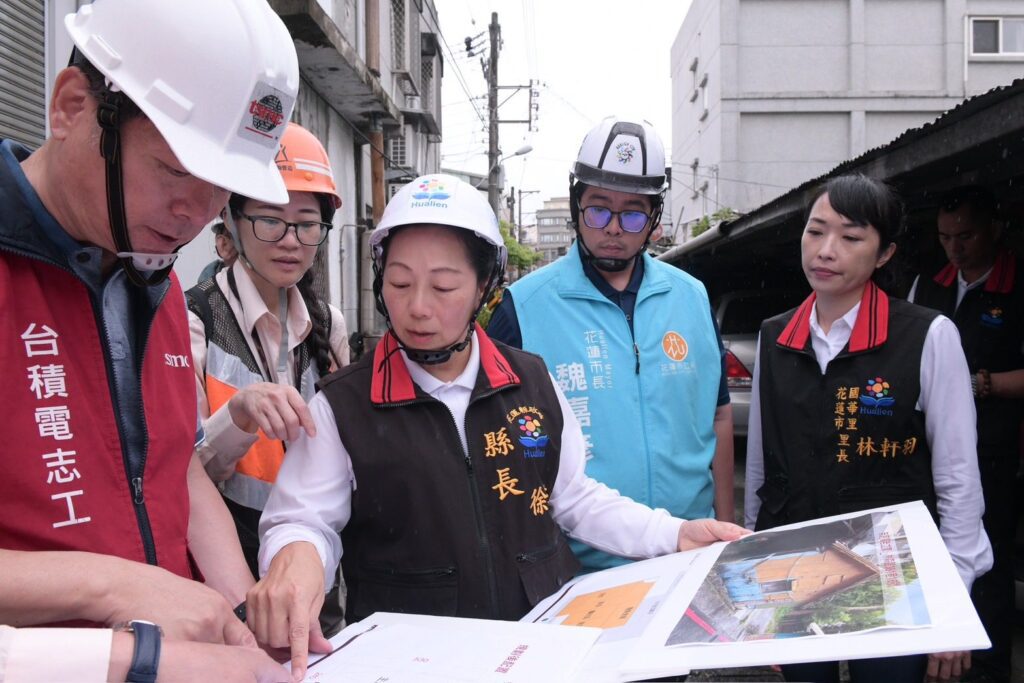 花蓮縣政府與台積電及慈濟慈善基金會攜手 全力協助0403地震受災戶回歸正常生活