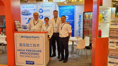 Hiperbaric 開設新的上海辦事處，在中國蓬勃發展的 HPP 食品市場擴張