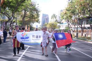 縣府參與「泛太平洋慶祝大會遊行」 向世界展現臺灣原住民族文化之美