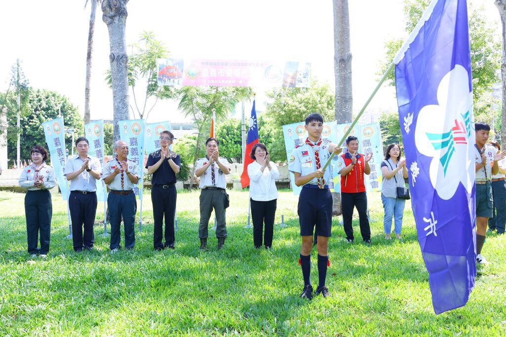 全國第12次童軍大露營　黃敏惠以童軍諾言精神勉勵