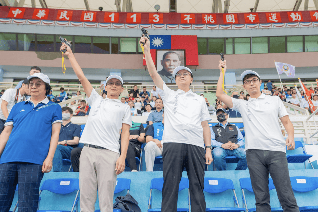 桃園市運動會開幕     選手齊聚一堂爭奪榮譽