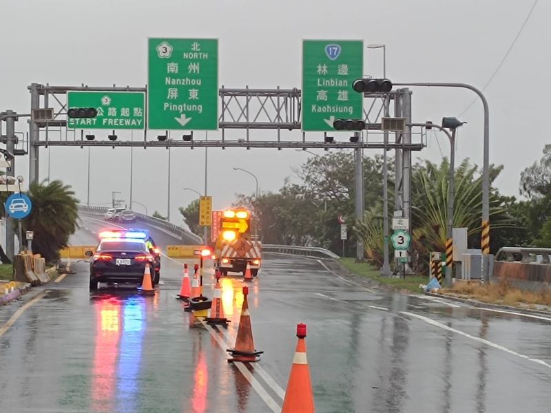 因應凱米颱風來襲　國道三號開放民眾停車