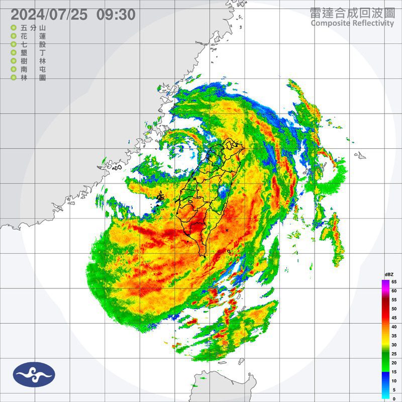 中颱凱米凌晨新屋出海 中南部大雷雨警訊 全台停止上班上課