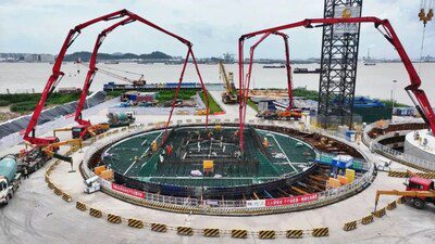 三一集團的突破性創新助力粵港澳大灣區獅子洋大橋建設