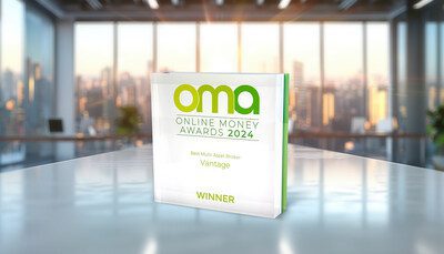 Vantage Markets榮獲Online Money Awards 2024「最佳多元資產經紀商」獎