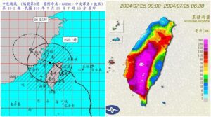 影音∕從南澳登陸 新屋出海 凱米減弱成中颱