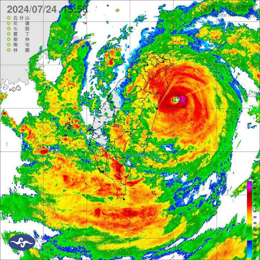 不斷更新∕凱米颱風侵襲　這些地方7/25停班停課