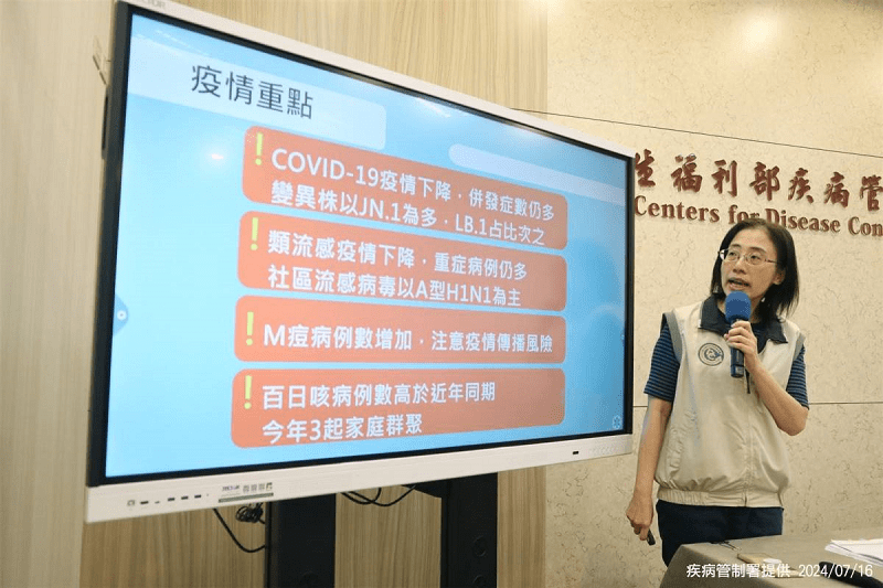 流感疫情已過高峰，類流感門急診就診人次降10%，7月仍處流行期聚會出遊注意防範