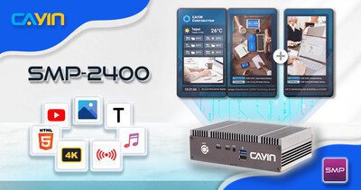 鎧應科技發布SMP-2400：提升數位看板新高度