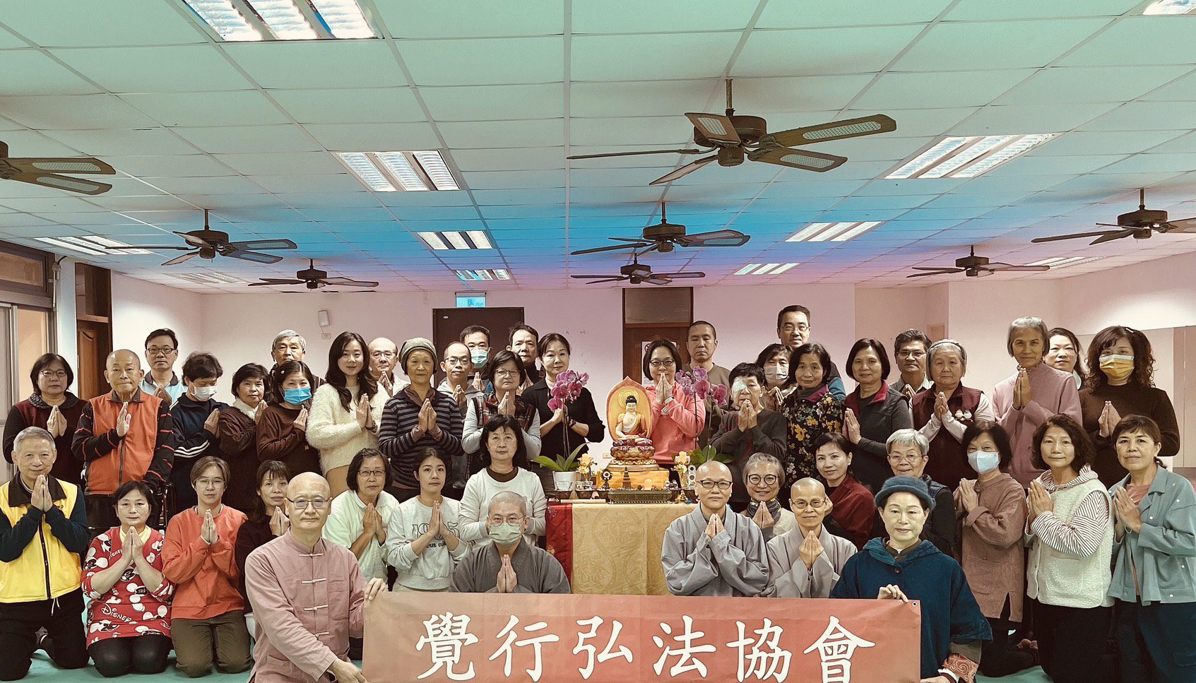 覺行弘法協會舉行禪修大法學一日習營  50多人學習禪修同霑法喜