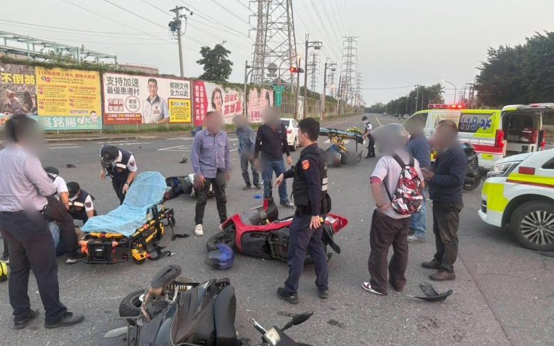 港灣新聞網／小港沿海四路連環車禍　小港警即時救援迅速排除交通障礙