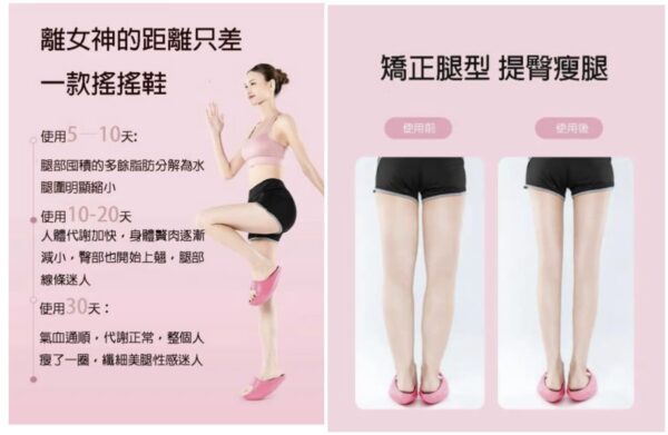 穿搖搖鞋腿就變細？廣告宣稱無科學根據，公平會發出警示！