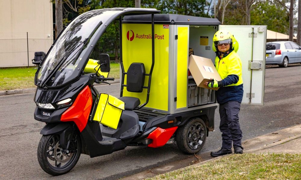 華碩、富邦力挺台灣物流電動車革命    Rapide 3成為澳洲郵政新主力
