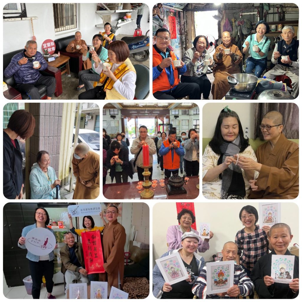 寒冬送暖！冬至吃湯圓、溫暖長者心　蘭陽仁愛之家點燈祈福　祈願佛光普照　人人歡喜自在