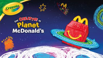 Crayola 夥拍 McDonald’s 推出全球「開心樂園餐®」體驗，創意突破天際