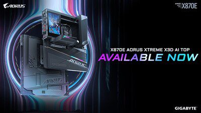 專為 AMD Ryzen X3D 處理器打造：技嘉 X870E AORUS XTREME X3D AI TOP 旗艦主機板正式上市