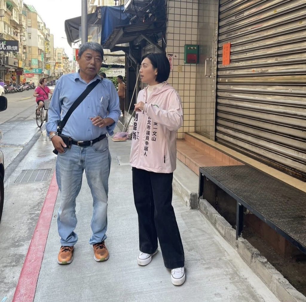 安居街人行道改善工程推進　劉品妡與地方合作盼提升通行安全