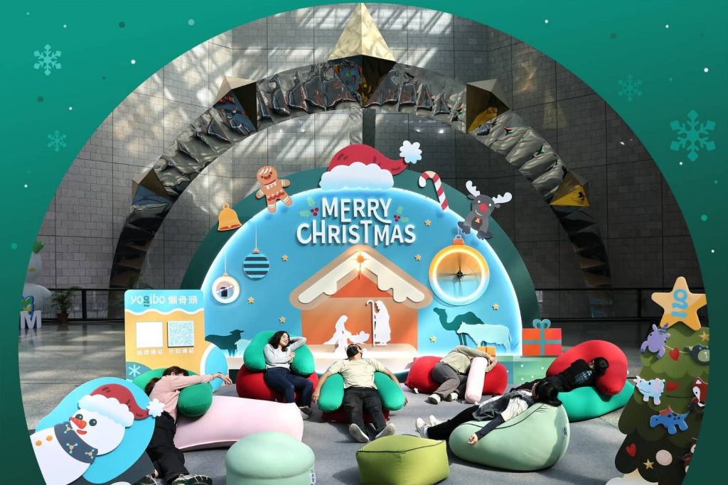 科工館冬令營報名開跑　1F大廳聖誕氛圍迎賓暖心登場