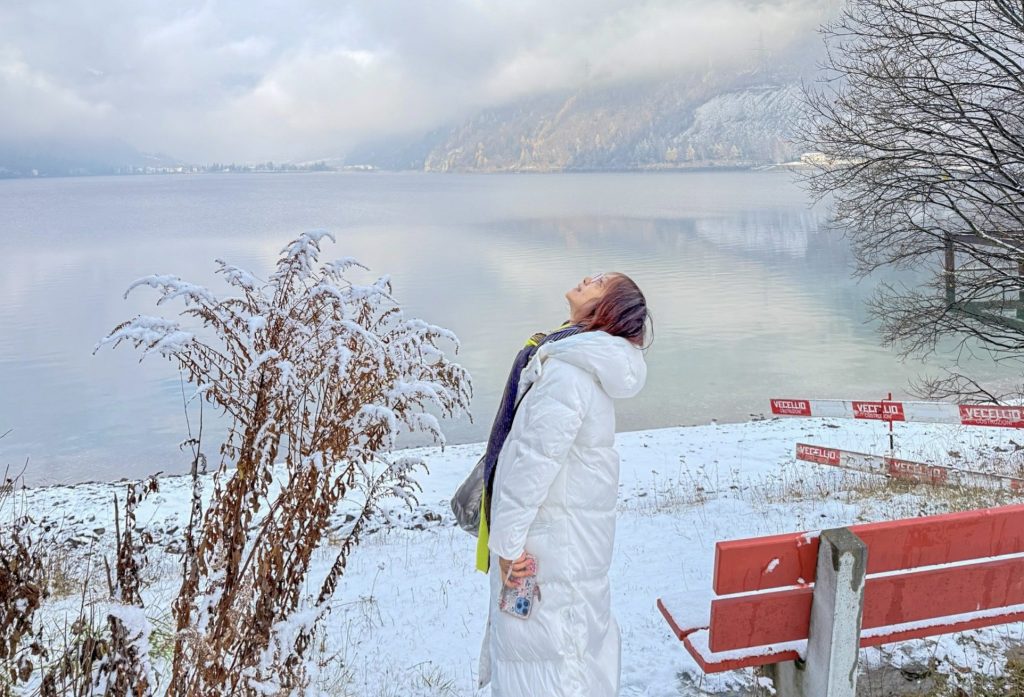 阮丹青歐洲追雪身心靈療癒之旅  十天充電回台續唱人生四季