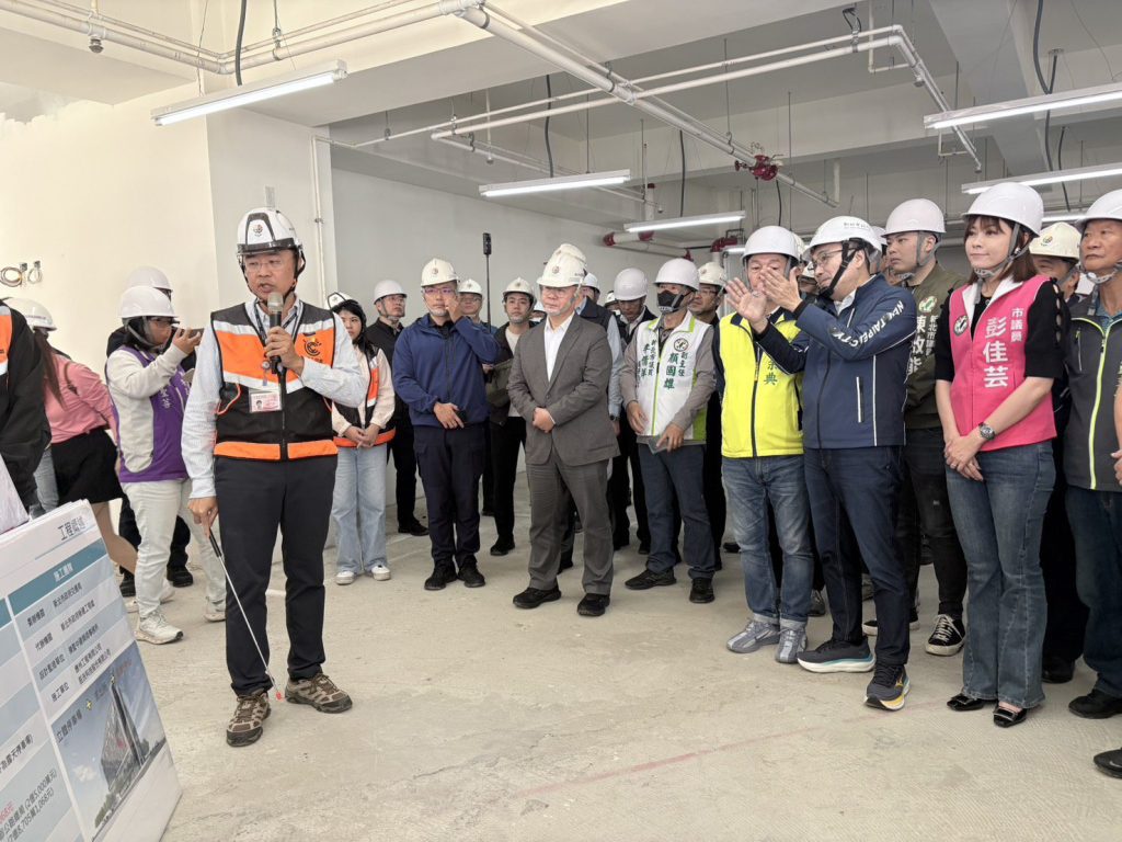 三重區玫瑰立體停車場工程進度超前　打造停車、治安、活動一站式新地標