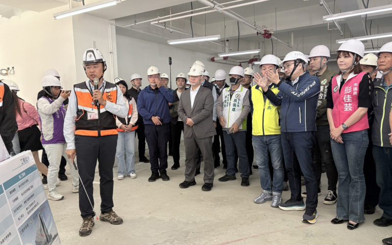 三重區玫瑰立體停車場工程進度超前　打造停車、治安、活動一站式新地標
