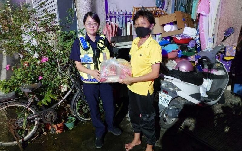 潮警主動關懷弱勢　結合民間資源助單親家庭度過難關