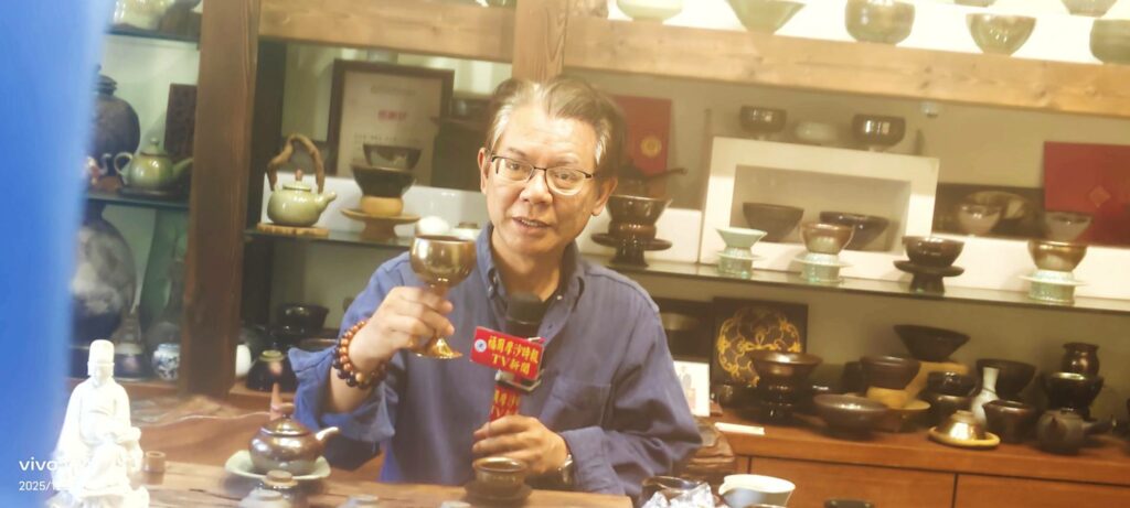 【藝通神意、金彤油滴、匠心獨運】陶藝家張桂維製作「聖杯」，展現「和合共生」的力量。